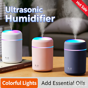 Portable USB Air <b>Humidifier</b> Colorful Gradient Night Light Ultrasonic <b>Mist</b> Diffuser Mini Desktop <b>Humidifier</b> For Bedroom Office - Product Image 3