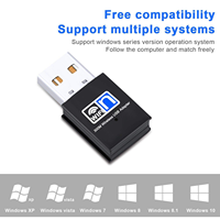 Adaptador Wifi Portátil Inalámbrico Realtek RTL8192EU de 300 Mbps, Adaptador Wifi USB Mini para PC, Laptop, Escritorio
