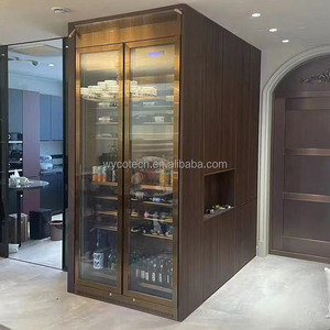 Electric Compressor Wine <b>Fridge</b> Custom Tall Cellar Home Red Wine Cooler Chiller Refrigerator Multi-Zone Cabinet Design Built-in - Product Image 5