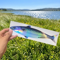 Lot d'autocollants holographiques découpés sur mesure, 50 ou 100 pièces, autocollants en vinyle laser arc-en-ciel pour loisirs créatifs pour enfants, scrapbooking et récompenses