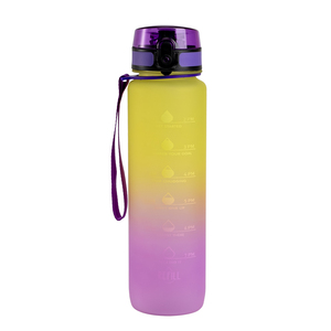 Botella de agua de plástico tritán, sin BPA, 32oz, 1000ml, para deportes, Fitness, con marcador de tiempo - Product Image 2