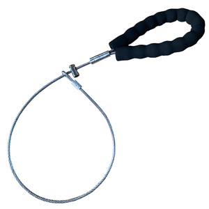 P Chain <b>Dog</b> <b>Leash</b> Steel Wire Core Metal Buckle One Piece Explosion Proof Design For Teddy Golden Retriever - Product Image 3