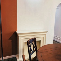 Cheminée Électrique Autoportante Décorative à Flamme LED en Bois Avec Manteau de Fabricant