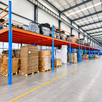 Système de rayonnage de mezzanine robuste approuvé ISO, rayonnages à palettes, rayonnages de stockage, unités d'étagères