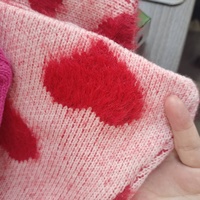 Ensemble de 2 pièces de vêtements pour bébé fille pull en tricot avec nœud en forme de cœur pour la Saint-Valentin