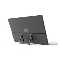 Moniteur portable 23,8 pouces, écran large étendu pour ordinateur portable avec support, vente en gros d'usine, moniteur LCD de bureau personnalisé