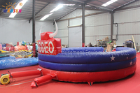 Jeu d'obstacles gonflables WINSUN Rodeo Bull - Matériel PVC certifié CE, capacité 200 kg, ignifuge, imperméable, sans plomb, personnalisable