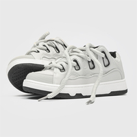 Chaussures de skate pour hommes à faible MOQ, style basketball, tige en maille, mode printemps/hiver, design personnalisable