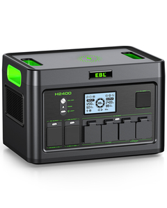 Station d'alimentation portable EBL Outdoor 36000 mAh, générateur 2400W, batterie Lifepo4, station d'alimentation solaire mobile 2400W pour la maison - Product Image 1