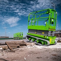 Mini Nacelle Ciseaux Autopropulsée sur Chenilles Tout-Terrain