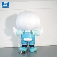Personnalisation gonflable de mascotte de personnage de dessin animé gonflable d'oiseau de dessin animé