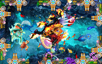 Version de difficulté jeu de pêche populaire carte mère tigre légende poisson chasseur jeu d'arcade avec boîte décodeur