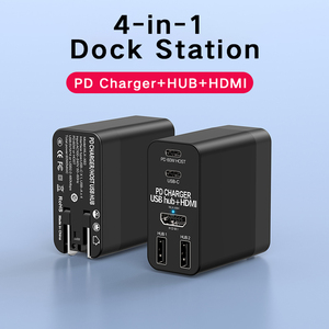 Đa chức năng ADAPTER Docking Station USB Hub Đầu đọc thẻ pd60w sạc + Hub sạc nhanh - Product Image 2