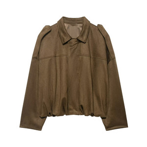 ZEVITY 2025 Poncho <span class=keywords><strong>Oversize</strong></span> Vintage in Poliestere, Capospalla da <span class=keywords><strong>Donna</strong></span> con Chiusura a Cerniera, Colletto Rovesciato, Giacca Casual Streetwear - Product Image 6