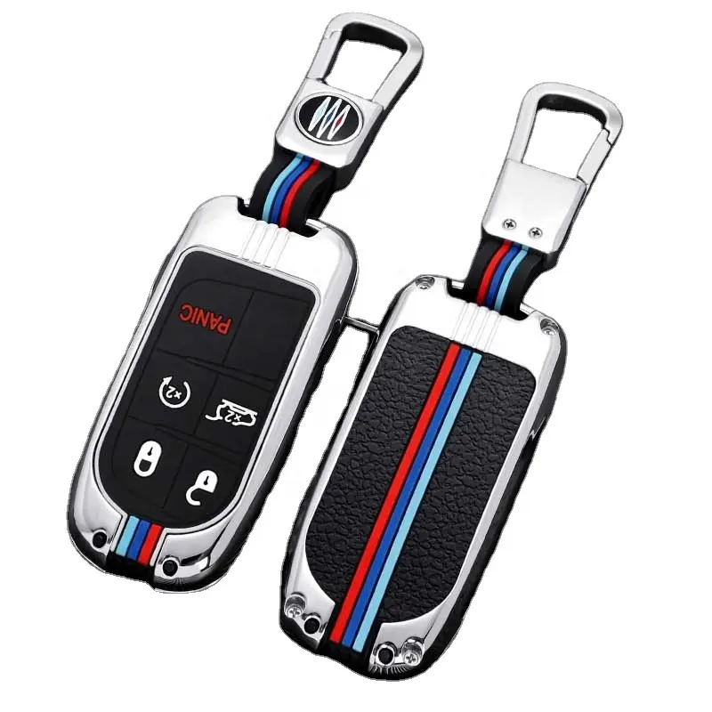 Vtear Car Key Case Cover Key Remote Control Keychain Protection Bag For Dodge journy/Caliber/avenger Car-styling Accessories