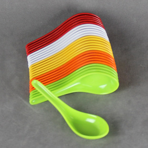 Nhà Máy Trực Tiếp Bán Buôn Thân Thiện Với Môi Trung Quốc Phong Cách Bữa Ăn Tối Muỗng Đầy Màu Sắc Melamine Nhựa Set Các Bên Truyền Thống Súp Muỗng - Product Image 3