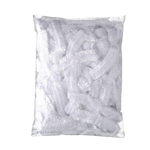Disposable Multi-Purpose Thickening Elastic Plastic Waterproof Clear Bath Shower cap Women Spa for Home Use Hotel and Hair Salo