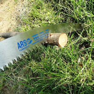 Sierra curva Ars con mango de madera y hoja de acero con alto contenido de carbono, herramienta manual para carpintería y poda de jardín - Product Image 4