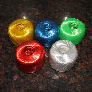 8 couleurs 170 m/rouleau couleur corde en plastique bande de boule Imitation raphia fil ruban papier cordon pour décorations d'emballage cadeau - Product Image 2