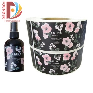 Label Kosmetik Tahan Air Permanen Perekat Sendiri untuk Produk Perawatan Kulit & Kecantikan - Cetak Bahan & Merek yang Dapat Disesuaikan - Product Image 1