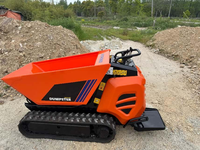 Mini-dumper chenillé hydraulique Antspower 2026, capacité de charge 600 kg, entraîné par moteur diesel