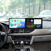 Foforfor Double écran 9,1 pouces pour Audi A6 A7 2012-2015 Lecteur multimédia de voiture Stéréo DVD GPS Navigation Carplay DSP Tableau de bord