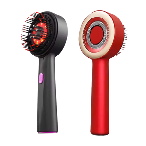 Schnur loses 2-Gang-Bett-und Reise kopf massage gerät Weiche Silikons pitzen Elektrisches Gerät zur Spannungs entlastung der Kopfhaut zur Entspannung - Product Image 1