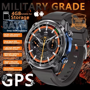 Montre connectée GPS étanche 3ATM avec carte <span class=keywords><strong>hors</strong></span> <span class=keywords><strong>ligne</strong></span>, DT G1, deux bracelets, écran AMOLED 1,43 pouces, mémoire 4 Go, batterie 860 mAh, lecture <span class=keywords><strong>vidéo</strong></span> - Product Image 6