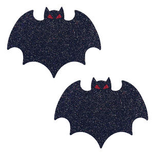 Vendita all'ingrosso di tendenza: Suameja ZQ0103 Copricapezzoli Monouso Neri Glitterati, Petali per Seno Sexy da Ragazza, Tatuaggi Intimi Senza Cuciture - Product Image 3