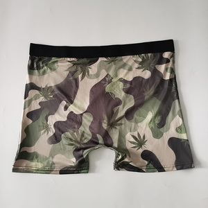 Calzoncillos bóxer de punto para hombre, transpirables, ecológicos, antiestáticos, de secado rápido, de cintura media, con cinturilla negra, de elastano/poliéster. - Product Image 2