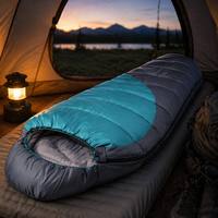 Sac de couchage pour maman, léger, imperméable, sac de couchage de camping, portable, avec sac de compression pour la randonnée, les voyages, 3 saisons