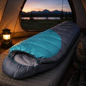 Sac <span class=keywords><strong>de</strong></span> couchage pour maman, léger, imperméable, sac <span class=keywords><strong>de</strong></span> couchage <span class=keywords><strong>de</strong></span> camping, portable, avec sac <span class=keywords><strong>de</strong></span> compression pour <span class=keywords><strong>la</strong></span> randonnée, les voyages, <span class=keywords><strong>3</strong></span> saisons - Product Image 3