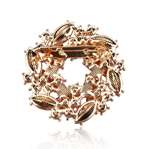 Luxury Fashion Suit Collar <strong>Brooch</strong> Pin Crystal Diamante Floral Garland Flower <strong>Brooches</strong> for Women or Wedding Decoration Jewelry - Product Image 4