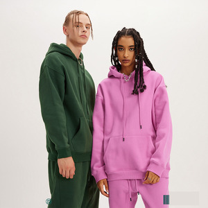 Cropped Hoodie Men Hochwertige Baumwolle Overs ized Blank Fashion <span class=keywords><strong>Streetwear</strong></span> Stickerei Logo Custom Mens Hoodie - Product Image 2