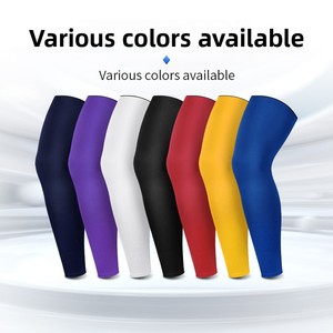 Genouillères de sport respirantes et antidérapantes pour hommes, manchons de compression pour le basketball, le football, la course à pied et le cyclisme en polyester - Product Image 4