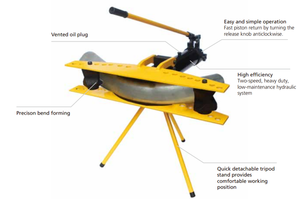 Máy uốn ống thủy lực 13/20t phạm vi 21.3-108mm Ruiqi HHW-2J/3J/4J Hướng dẫn sử dụng ống benders với chân máy đứng - Product Image 6