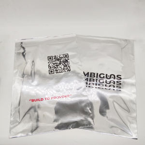 ถุงไปรษณีย์โพลีกันน้ำสีเงินพร้อมพิมพ์ลายตามสั่ง ซองปิดผนึกเองได้ ขนาดตามสั่ง สำหรับรองเท้าและขนสัตว์ - Product Image 5