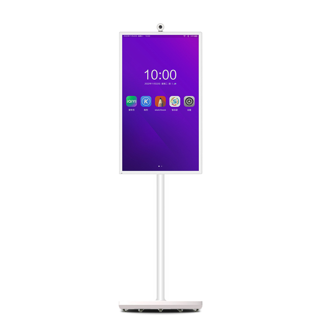 Cintoe Small Portable 7 10 22 25 27 32 Inch Lcd Android Touch Screen Smart TV Tablet on Wheels with Battery