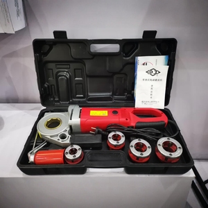 Ручной электрический резьбонарезной станок 110В/220В, портативный, малый, для нарезания резьбы 1/2 - 2 дюйма - Product Image 2