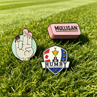 Marqueur de balle de golf personnalisé, promotionnel, nouveau, simple, portable, vente en gros d'usine, vierge
