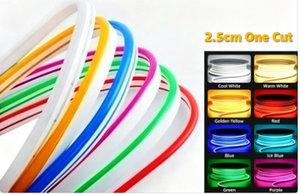 Néon LED RVB rechargeable à intensité variable, étanche IP65, en silicone double couche - Product Image 3