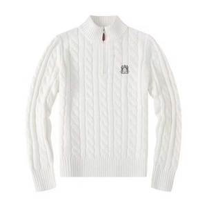 Maglione da <span class=keywords><strong>uomo</strong></span> RALFLAR in <span class=keywords><strong>cotone</strong></span> lavorato a <span class=keywords><strong>maglia</strong></span> con collo alto e chiusura a zip, stile Old Money autunnale, anti-restringimento, ispirato all'Inghilterra - Product Image 2