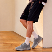 Sepatu Lari Pria Model Jalan Kaki, Sol MD Mesh Ultra Ringan dan Bernapas, Warna Kustom Grosir Laris untuk Latihan, Gym, dan Aktivitas Luar Ruangan