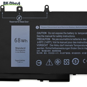 Batterie d'ordinateur portable GJKNX 68Wh 7.6V pour <span class=keywords><strong>Dell</strong></span> <span class=keywords><strong>Latitude</strong></span> 5280 5290 5480 5490 5491 <span class=keywords><strong>5580</strong></span> 5590, vente en gros, approvisionnement en usine - Product Image 2