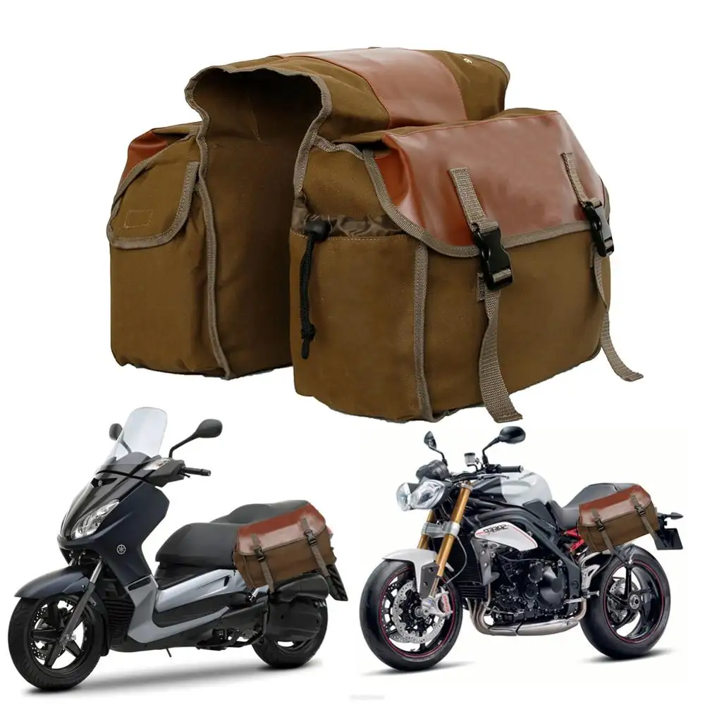 Sac de selle étanche pour moto, sacoche de voyage pour motocycle avec boîte, motocycle