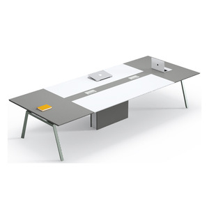Table de conférence rectangulaire SCHH pour 48 personnes, salle de réunion, design moderne et minimaliste - Product Image 4
