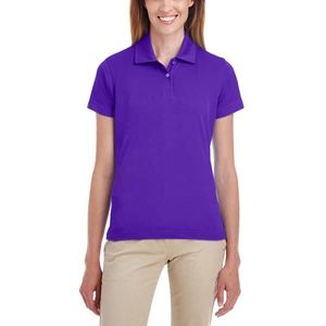Polo de algodón con logotipo personalizado para mujer, camiseta de talla grande, calidad Superior, OEM - Product Image 3