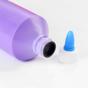 12 <span class=keywords><strong>colori</strong></span> grande bottiglia <span class=keywords><strong>lavabile</strong></span> dita dipinge stampe di palma per bambini vernici acriliche versando vernice 500ml - Product Image 2