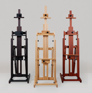 Chevalet à cadre en H en noyer de haute qualité Chevalet de peinture de studio polyvalent pour artistes Nouveau produit - Product Image 2