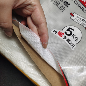 Sacs d'emballage personnalisés en PP tissé, imprimés offset, durables, pour briquettes de <span class=keywords><strong>charbon</strong></span> de barbecue, aliments pour animaux et farine - Product Image 5